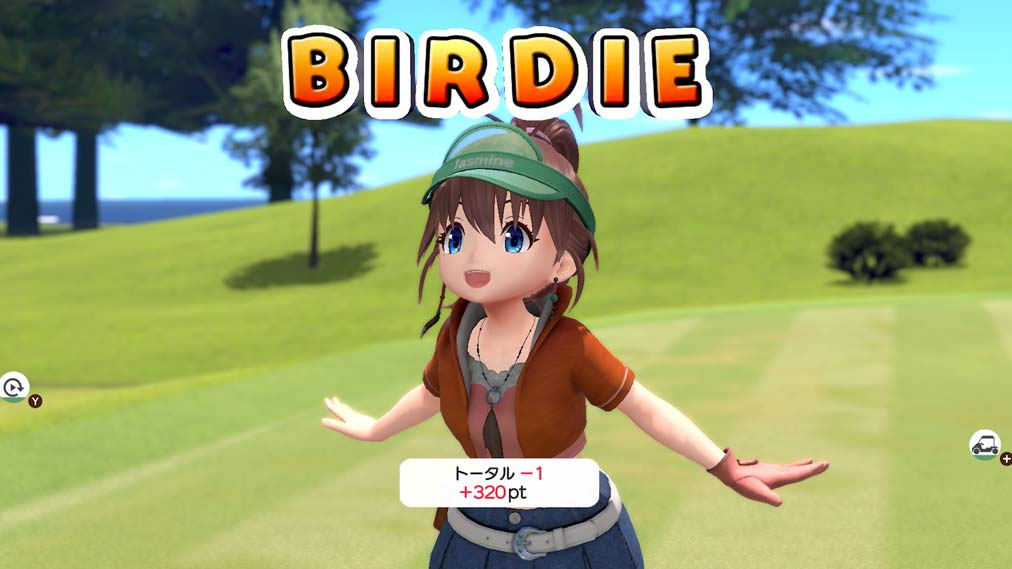 『みんなのGOLF WORLD予約受付中 ゲーム画面3