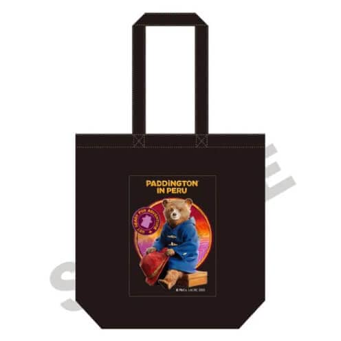 PADDINGTON IN PERU トートバッグ（ブラック）