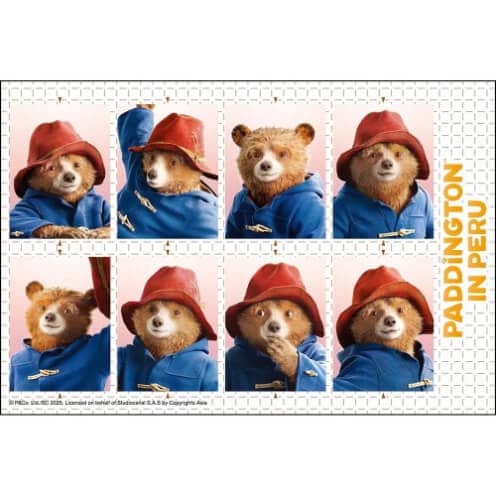 PADDINGTON IN PERU　証明写真風ステッカー