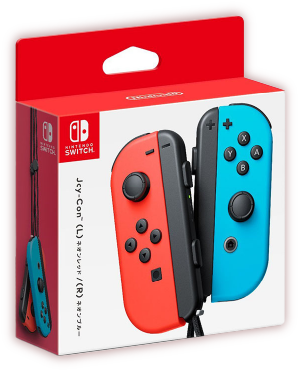 画像：Joy-Con (L) ネオンレッド/ (R) ネオンブルー