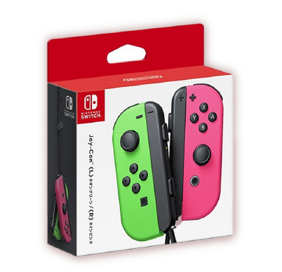 画像：Joy-Con (L) ネオングリーン/ (R) ネオンピンク