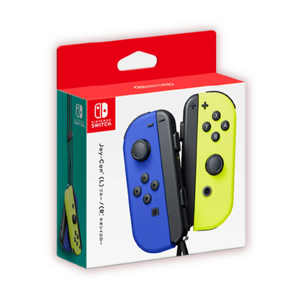 画像：Joy-Con (L) ブルー/ (R) ネオンイエロー