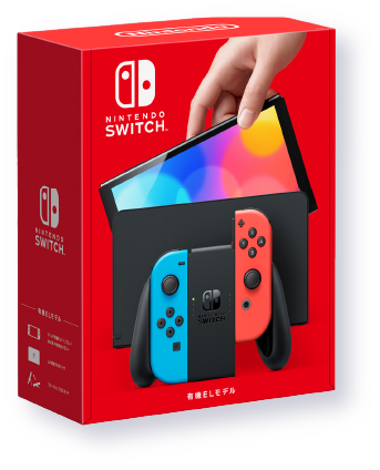 画像：Nintendo Switch （有機ELモデル） Joy-Con（L）ネオンブルー/ （R）ネオンレッド
