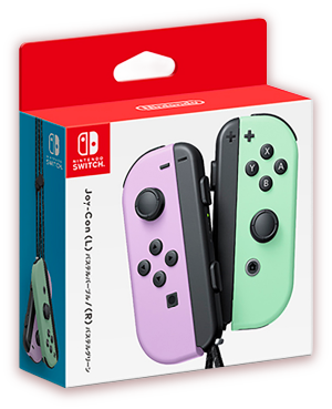 画像：Joy-Con (L) パステルパープル/ (R) パステルグリーン